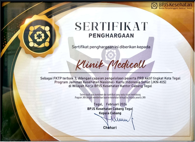 BPJS Kesehatan - FKTP Terbaik 3